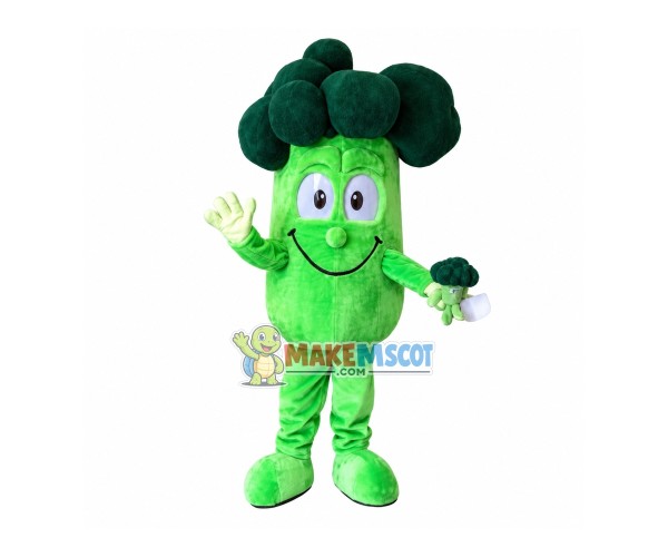 Fresh Broccoli Mascot Costume For Market