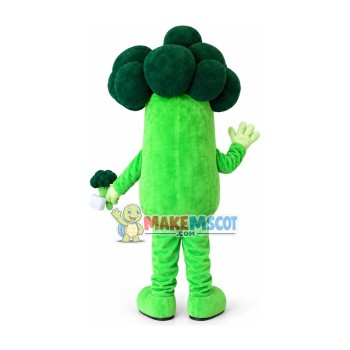 Fresh Broccoli Mascot Costume For Market