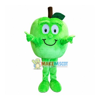 Crisp Green Apple Mascot Costume