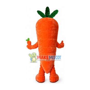 Nutritious Healthy Carrot Mascot Costume Nutritious Healthy Carrot Mascot Costume