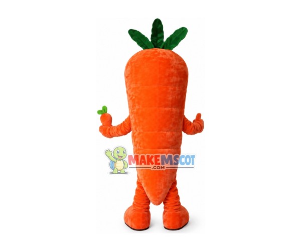 Nutritious Healthy Carrot Mascot Costume Nutritious Healthy Carrot Mascot Costume