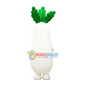 Big Watery White Radish Mascot Costume