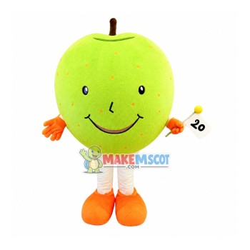 Fuji Green Apple Mascot Costume