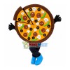 Whole Piece of Mushroom Pizza Mascot Costume