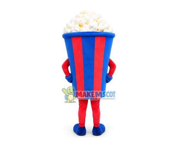 Cream Popcorn of Cinema Mascot Costume Cream Popcorn of Cinema Mascot Costume