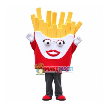 Funny Cartoon French Fries Mascot Costume Funny Cartoon French Fries Mascot Costume