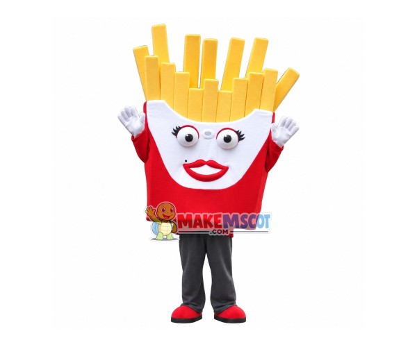 Funny Cartoon French Fries Mascot Costume Funny Cartoon French Fries Mascot Costume