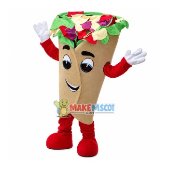 Chicken Salad Burrito Mascot Costume Chicken Salad Burrito Mascot Costume