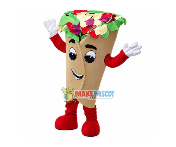 Chicken Salad Burrito Mascot Costume Chicken Salad Burrito Mascot Costume