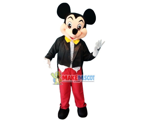 Handsome Groom Mickey Mascot Costume Handsome Groom Mickey Mascot Costume