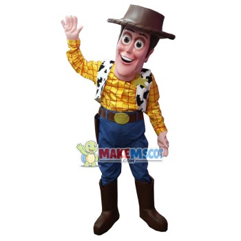 Woody Cowboy Sheriff Mascot Costume Woody Cowboy Sheriff Mascot Costume