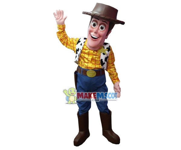 Woody Cowboy Sheriff Mascot Costume Woody Cowboy Sheriff Mascot Costume