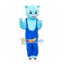Light Blue Cute Poke Bear Mascot Costume