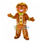 Plentiful Pattern Gingerbread Man Mascot Costume