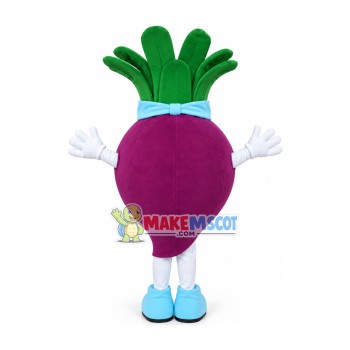 Special Variety of Purple Radish Mascot Costume Special Variety of Purple Radish Mascot Costume
