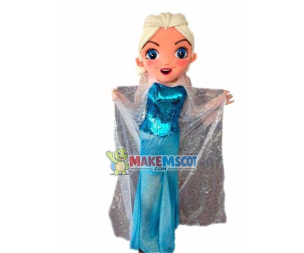 Brave Sonw Queen Aisha Mascot Costume Brave Sonw Queen Aisha Mascot Costume