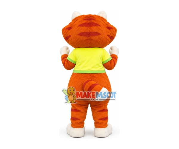 Big Belly Orange Cat Mascot Plush Costume Big Belly Orange Cat Mascot Plush Costume