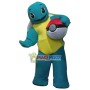 Squirtle Holding The Poke Ball Mascot Costume