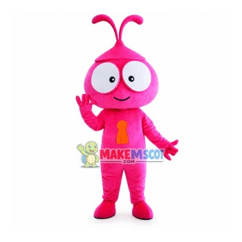 Rose Pink Victoria Duck Mascot Costume