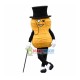 Plump Peanut Cartoon Mascot Costume Plump Peanut Cartoon Mascot Costume