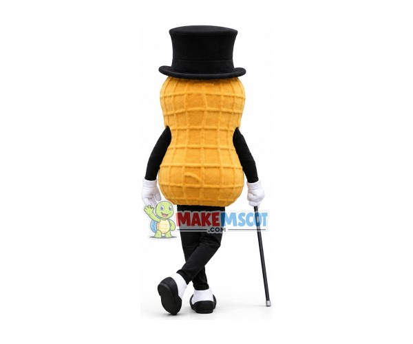 Plump Peanut Cartoon Mascot Costume Plump Peanut Cartoon Mascot Costume