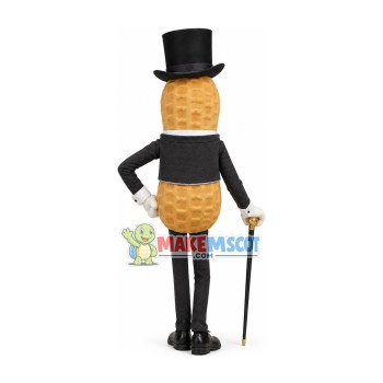 Elegant Gentleman Peanut Mascot Costume Elegant Gentleman Peanut Mascot Costume