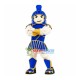Proud Muscular Blue Warrior Mascot Costume Proud Muscular Blue Warrior Mascot Costume
