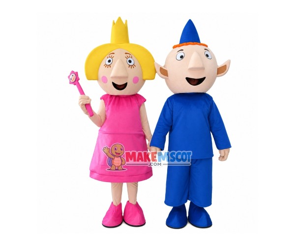 Ben & Hollys Little Kingdom Cartoon Mascot Costume Ben & Hollys Little Kingdom Cartoon Mascot Costume