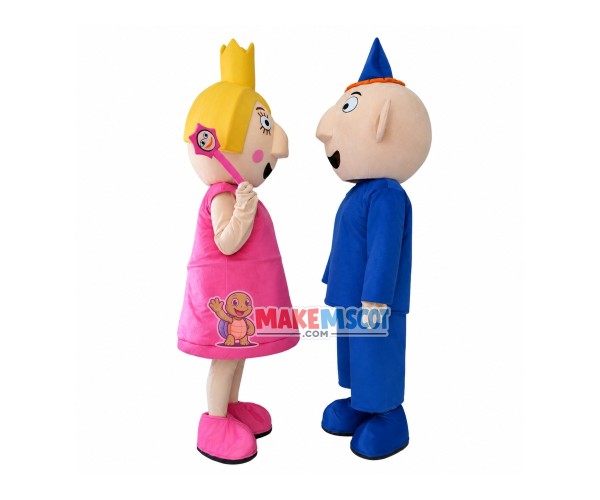 Ben & Hollys Little Kingdom Cartoon Mascot Costume Ben & Hollys Little Kingdom Cartoon Mascot Costume