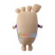 Big Foot With Purple Suit Mascot Costume Big Foot With Purple Suit Mascot Costume