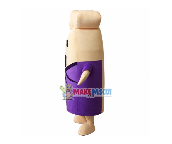 Big Foot With Purple Suit Mascot Costume Big Foot With Purple Suit Mascot Costume