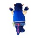 Dark Blue Monster Sullivan In Baseball Jacket Mascot Costume Dark Blue Monster Sullivan In Baseball Jacket Mascot Costume