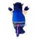 Dark Blue Monster Sullivan In Baseball Jacket Mascot Costume Dark Blue Monster Sullivan In Baseball Jacket Mascot Costume
