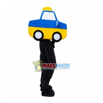 Fancy Cartoon Taxi Man Mascot Costume Fancy Cartoon Taxi Man Mascot Costume