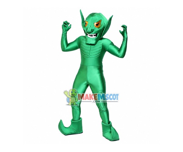 Damn Green Alien Mascot Costume Damn Green Alien Mascot Costume