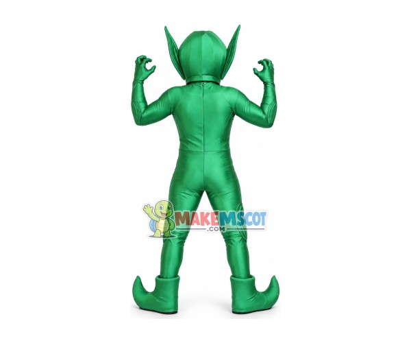 Damn Green Alien Mascot Costume