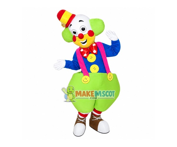 Circus Funny Clown Mascot Costume Circus Funny Clown Mascot Costume