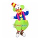 Circus Funny Clown Mascot Costume Circus Funny Clown Mascot Costume