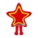 Five-pointed Star With Yellow Edge Mascot Costume Five-pointed Star With Yellow Edge Mascot Costume
