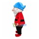 Wise Dwarf With Red Outfit Mascot Costume Wise Dwarf With Red Outfit Mascot Costume