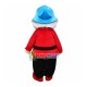 Wise Dwarf With Red Outfit Mascot Costume Wise Dwarf With Red Outfit Mascot Costume
