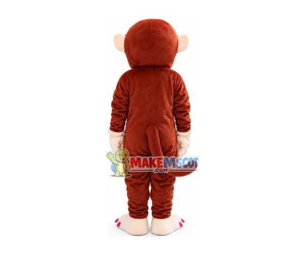 Melancholy Brown Monkey Mascot Costume Melancholy Brown Monkey Mascot Costume