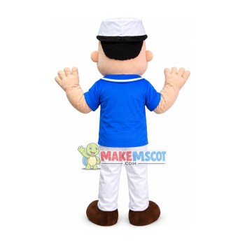 Popeye the Sailor In Blue Suit Mascot Costume Popeye the Sailor In Blue Suit Mascot Costume