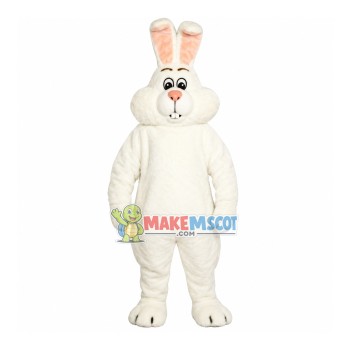 Easter White Rabbit Mascot Costume Easter White Rabbit Mascot Costume