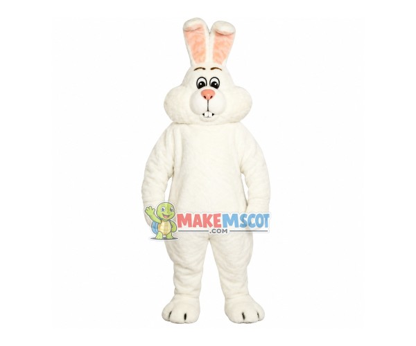 Easter White Rabbit Mascot Costume Easter White Rabbit Mascot Costume