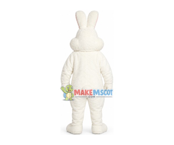 Easter White Rabbit Mascot Costume Easter White Rabbit Mascot Costume