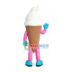 Marshmallow Ice Cream Cone Mascot Costume Marshmallow Ice Cream Cone Mascot Costume