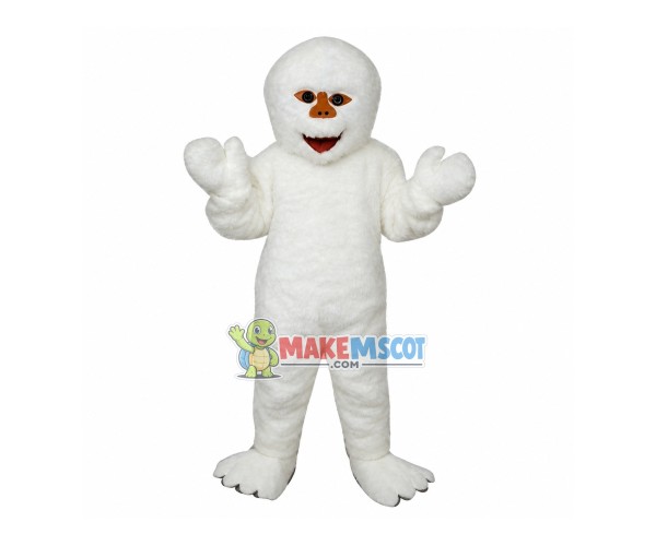 Pure White Plush Orangutan Mascot Costume Pure White Plush Orangutan Mascot Costume