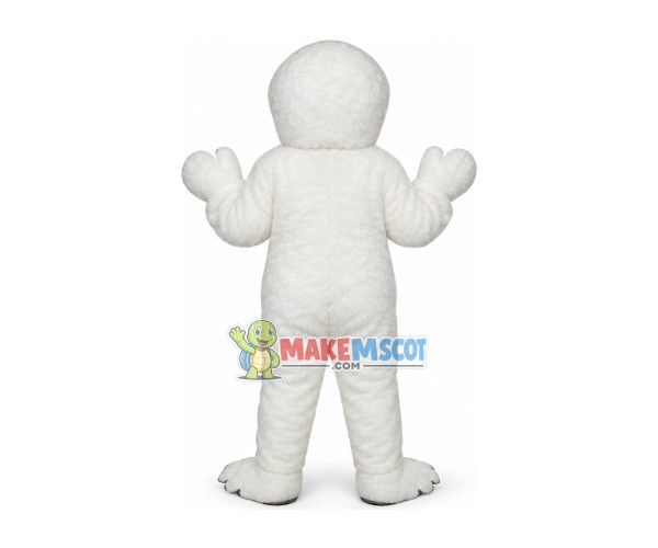 Pure White Plush Orangutan Mascot Costume Pure White Plush Orangutan Mascot Costume