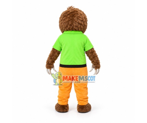 Three-toed Sloth Keeper In Slow Motion Mascot Costume Three-toed Sloth Keeper In Slow Motion Mascot Costume